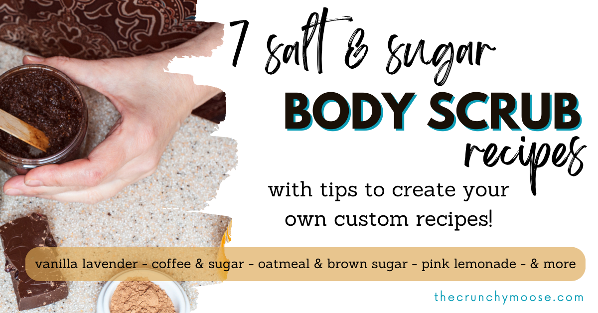 diy salt and sugar scrub recipes for body and face