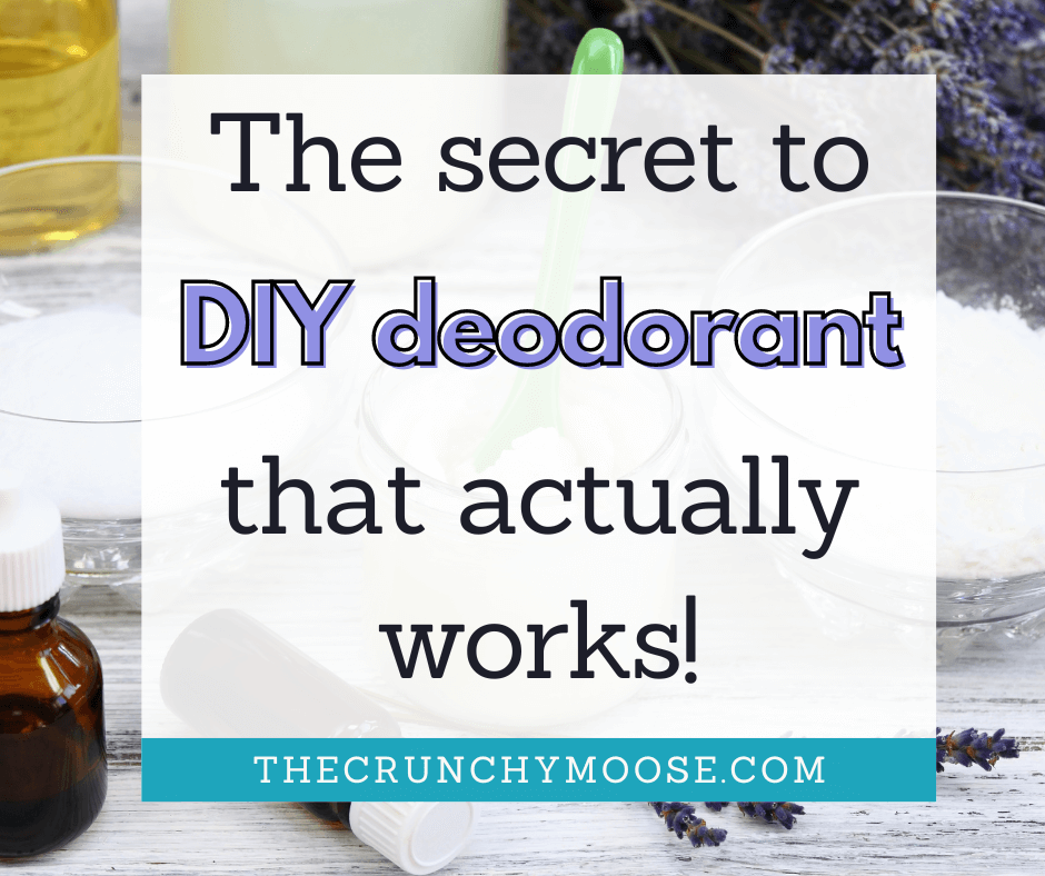 a diy deodorant recipe with coconut oil, baking soda, and essential oils that actually works