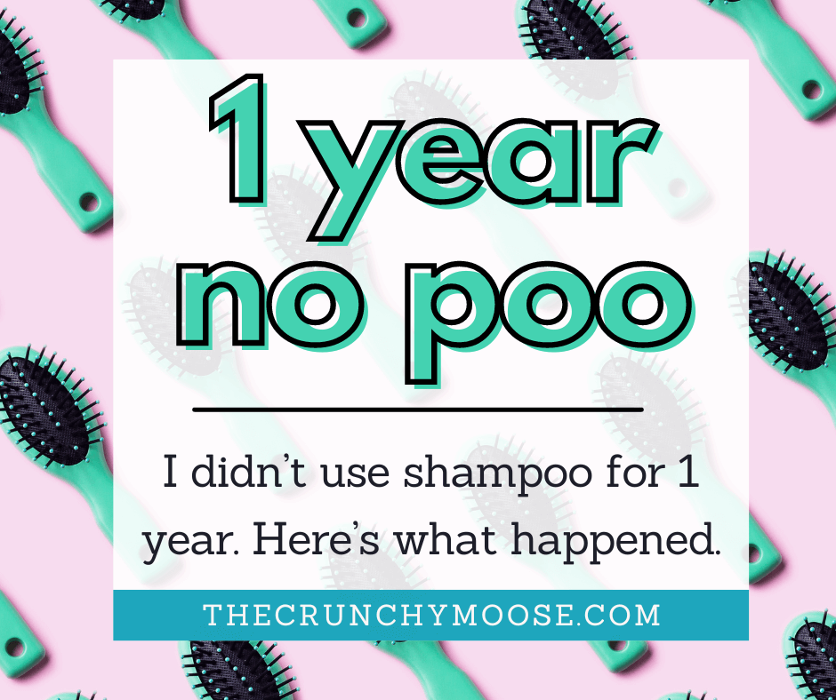 I went 1 year without shampoo using the no poo method