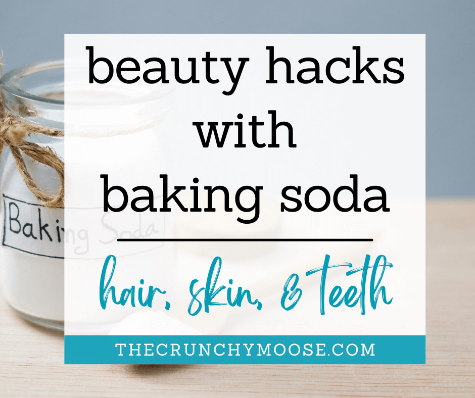 beauty hacks with baking soda for hair, skin, and teeth