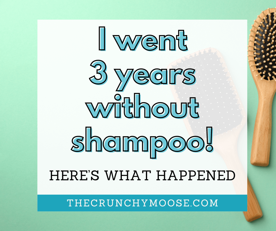 3 years without shampoo with the no poo method
