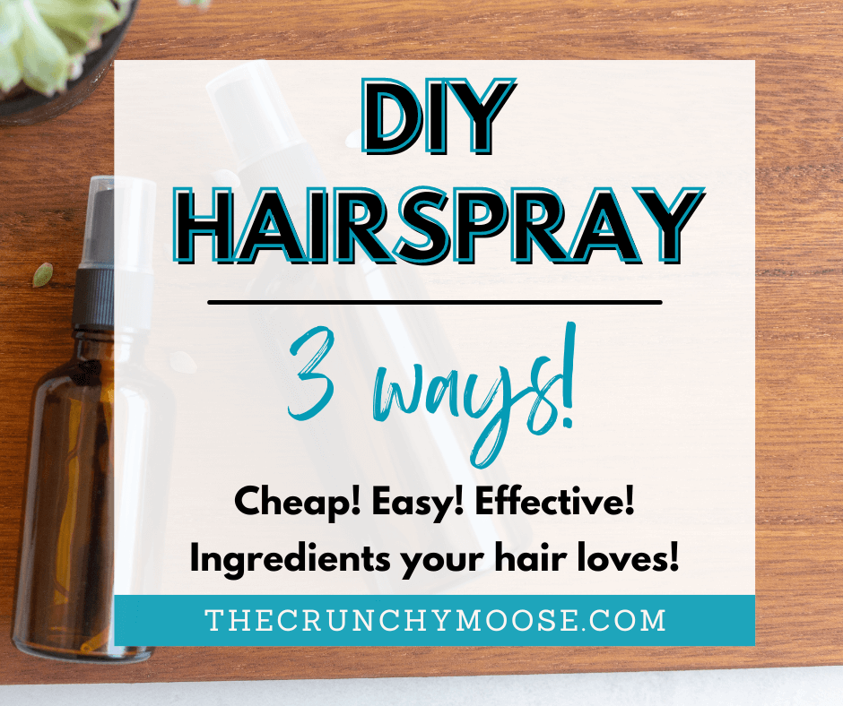 how to make diy hairspray with 3 recipes