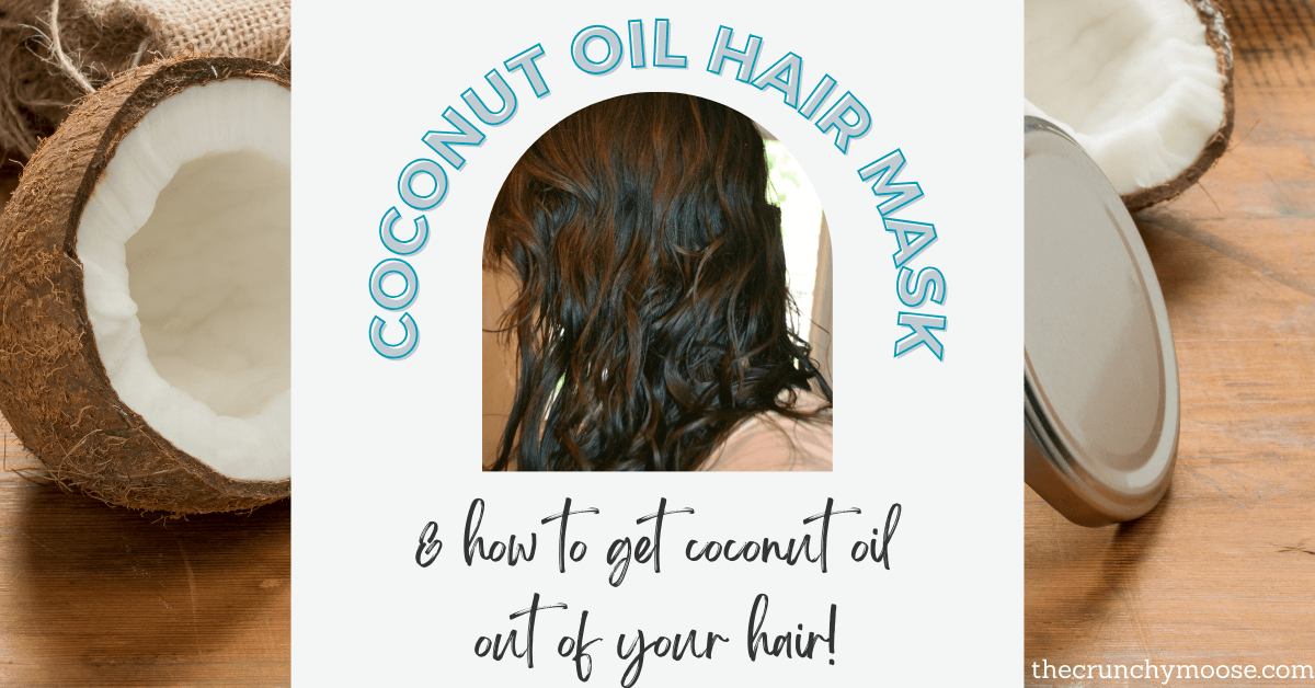 how to get coconut oil out of your hair with an egg mask