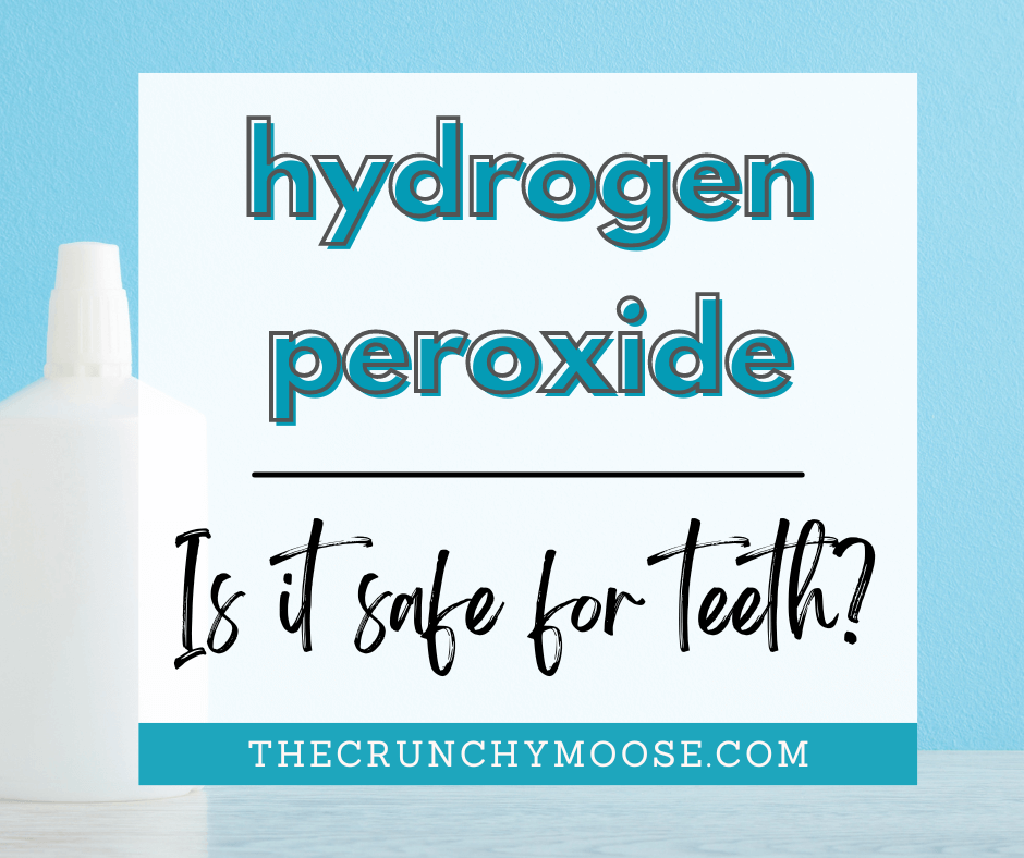 is hydrogen peroxide safe for teeth to whiten teeth