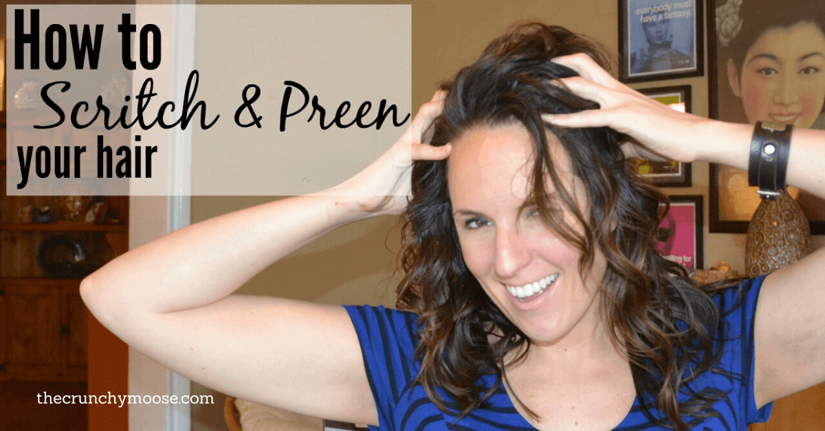 how to scritch and preen hair for the no poo method and natural hair care