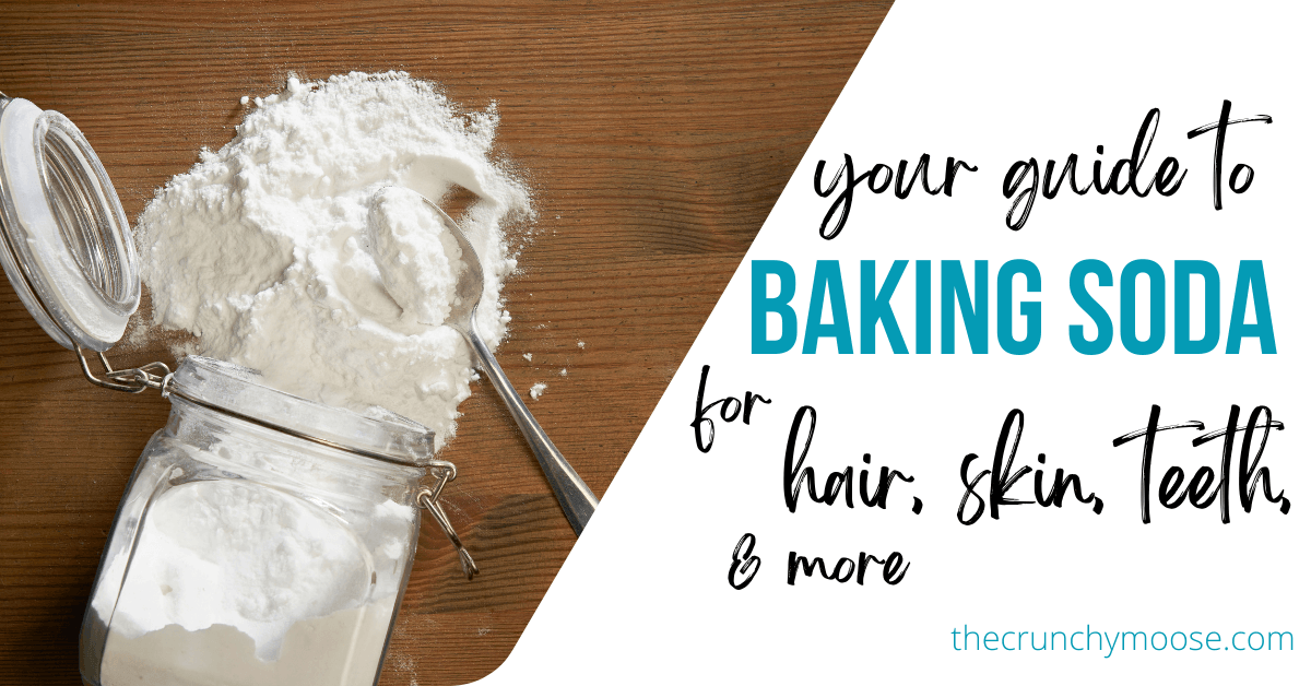 how to use baking soda for shampoo, deodorant, toothpaste