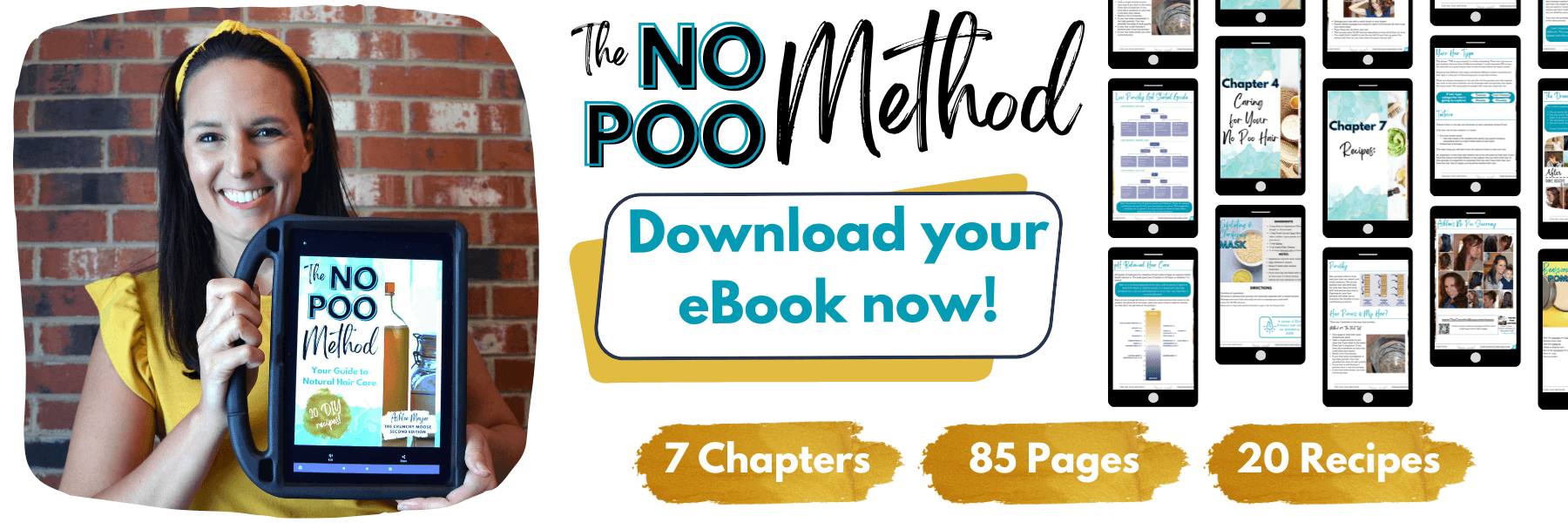 The No Poo Method by Ashlee Mayer of The Crunchy Moose
