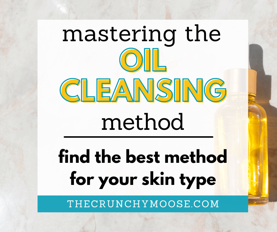 oil cleansing method for your face with castor oil