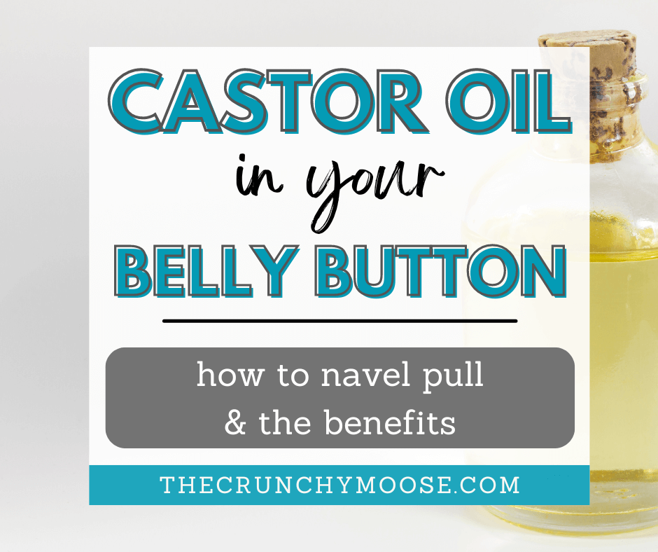 castor oil in belly button