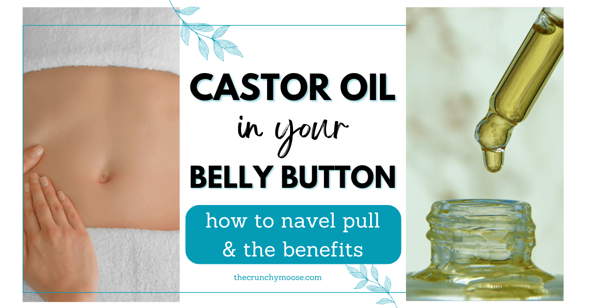 castor oil in your belly button for constipation