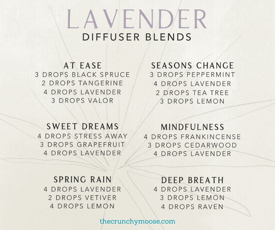 diffuser recipes with lavender essential oil