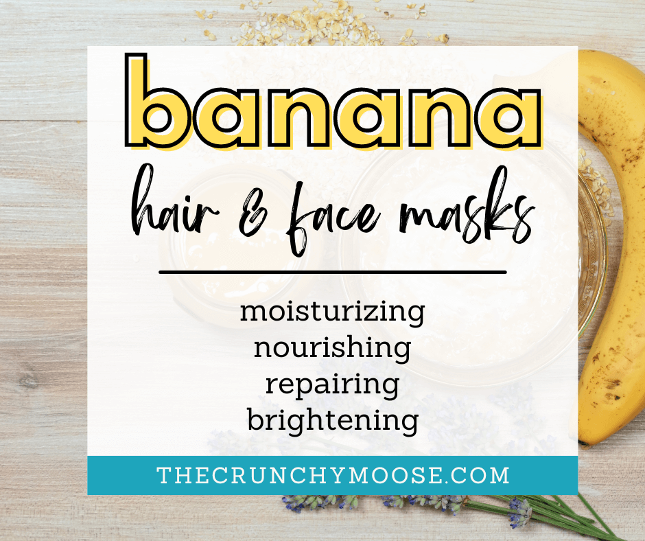 diy banana hair and face mask recipe