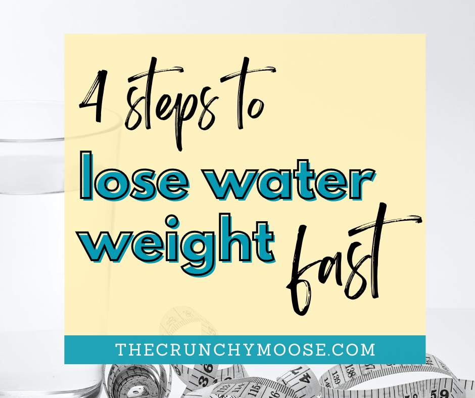 how to lose water weight fast with gentle detoxing
