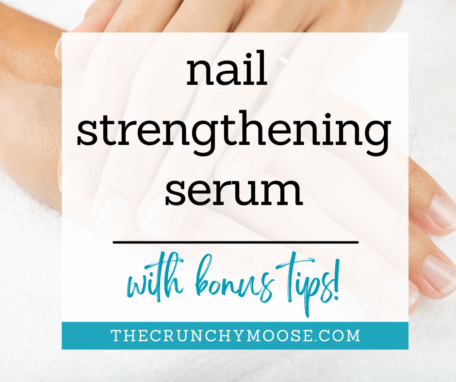 finger nail strengthening serum with essential oils