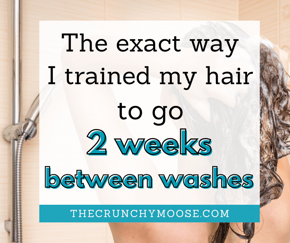 how i trained my hair to go 2 weeks between washing