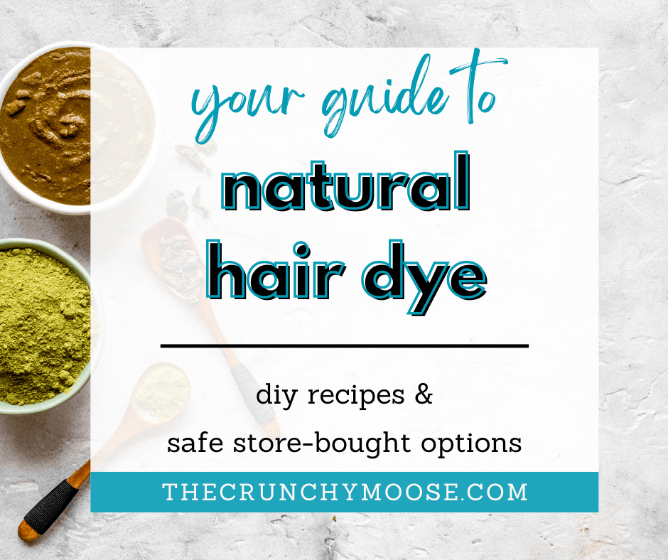 natural hair dye recipes and nontoxic hair color