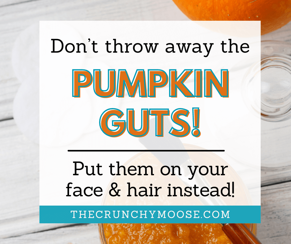 diy pumpkin masks for face and hair