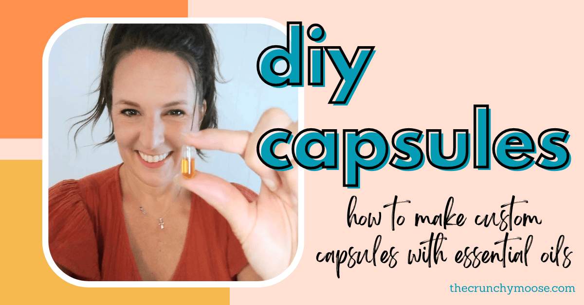 how to make diy capsules pills with essential oils