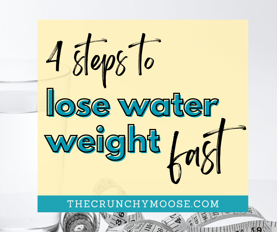 how to lose water weight fast