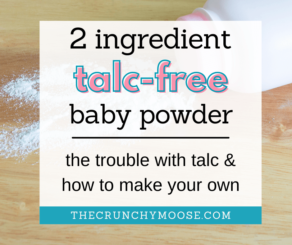 talc free baby powder recipe