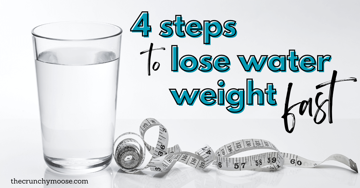 how to lose water weight fast