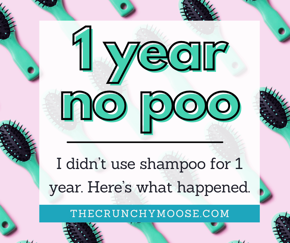  1 year of the no poo method with picutres