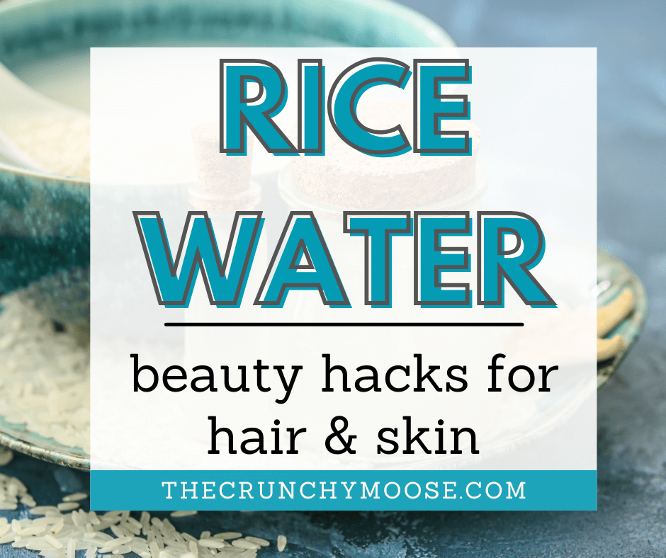 how to use rice water for hair and skin