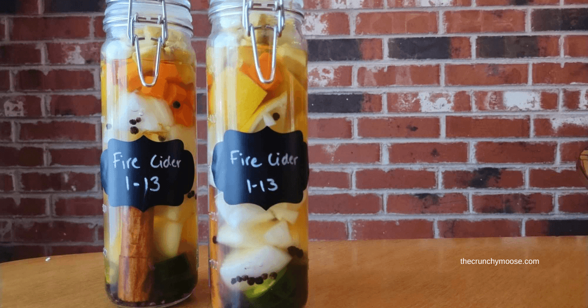 how to make homemade fire cider immune boosting tonic home remedy