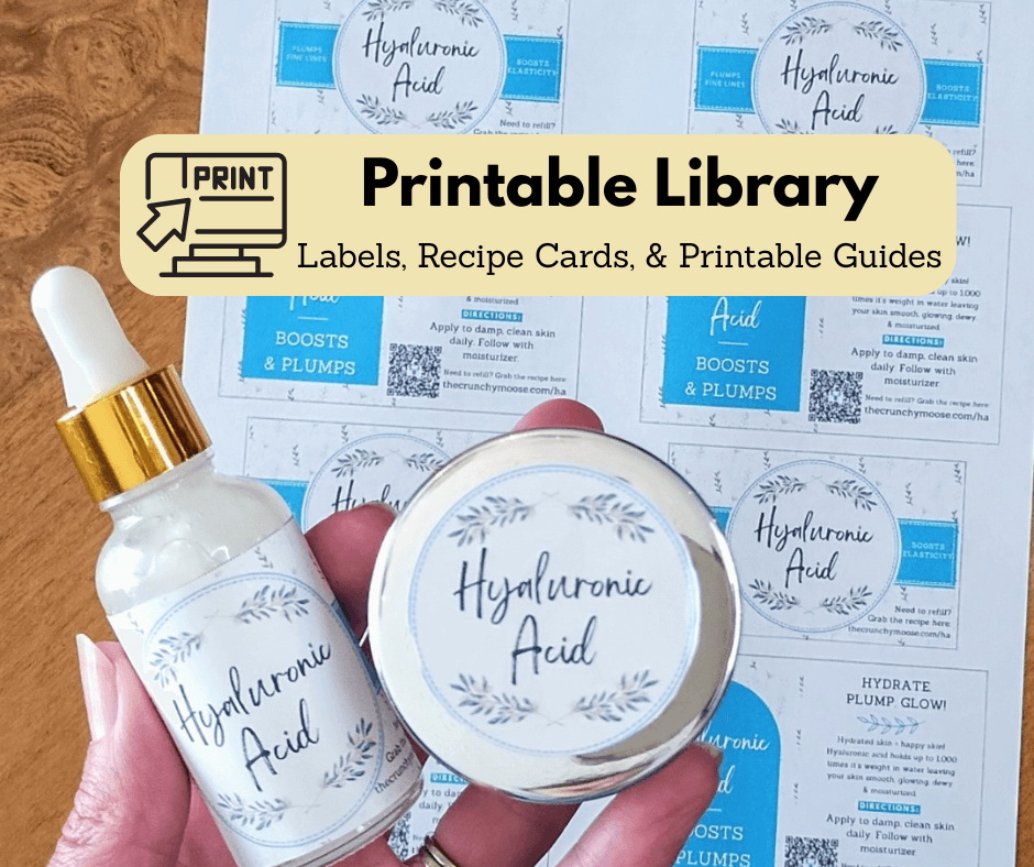  free diy beauty labels printable
