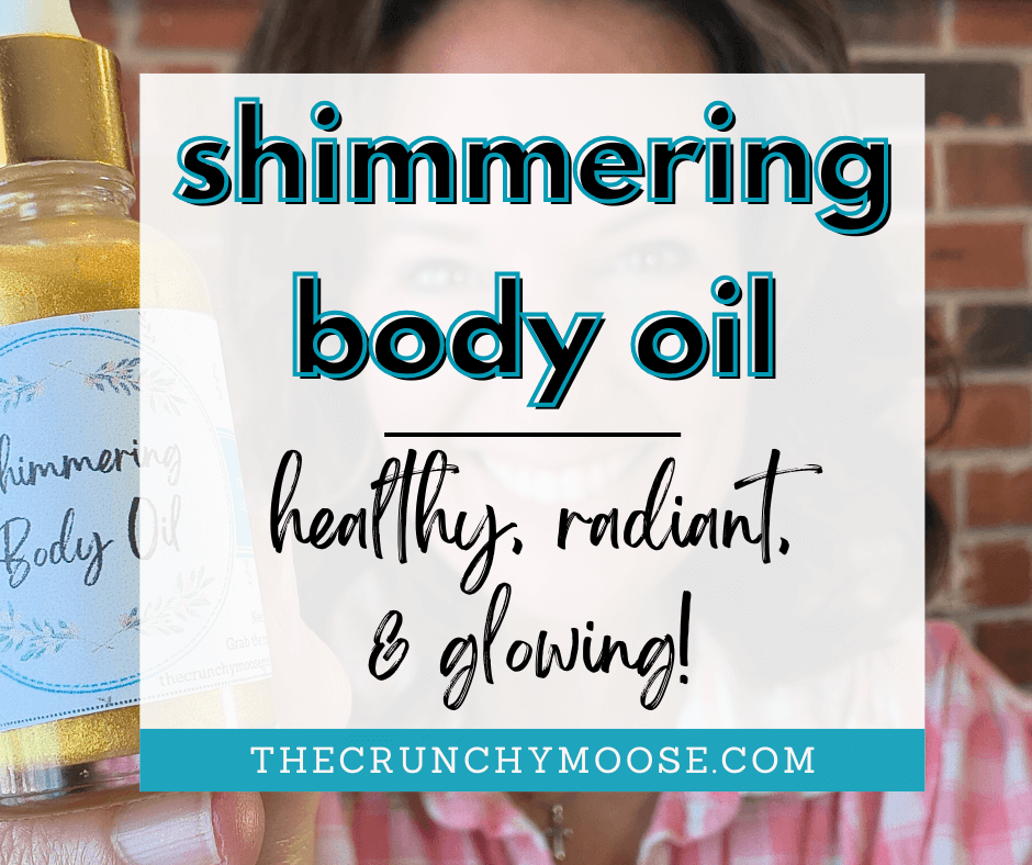 diy shimmering body oil