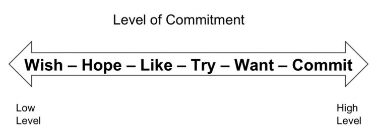 Commitment level spectrum