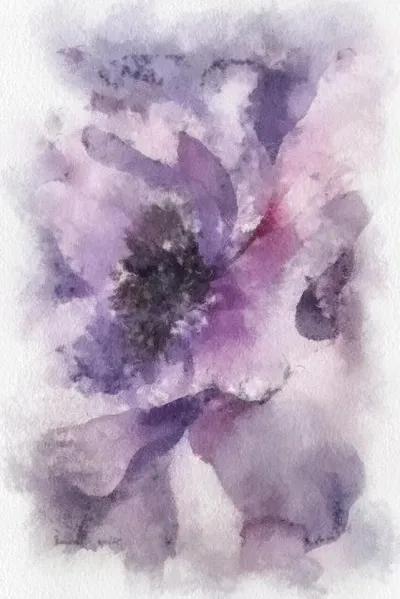 JourneyOfIntimacy.com - Painting purple flower_400x599