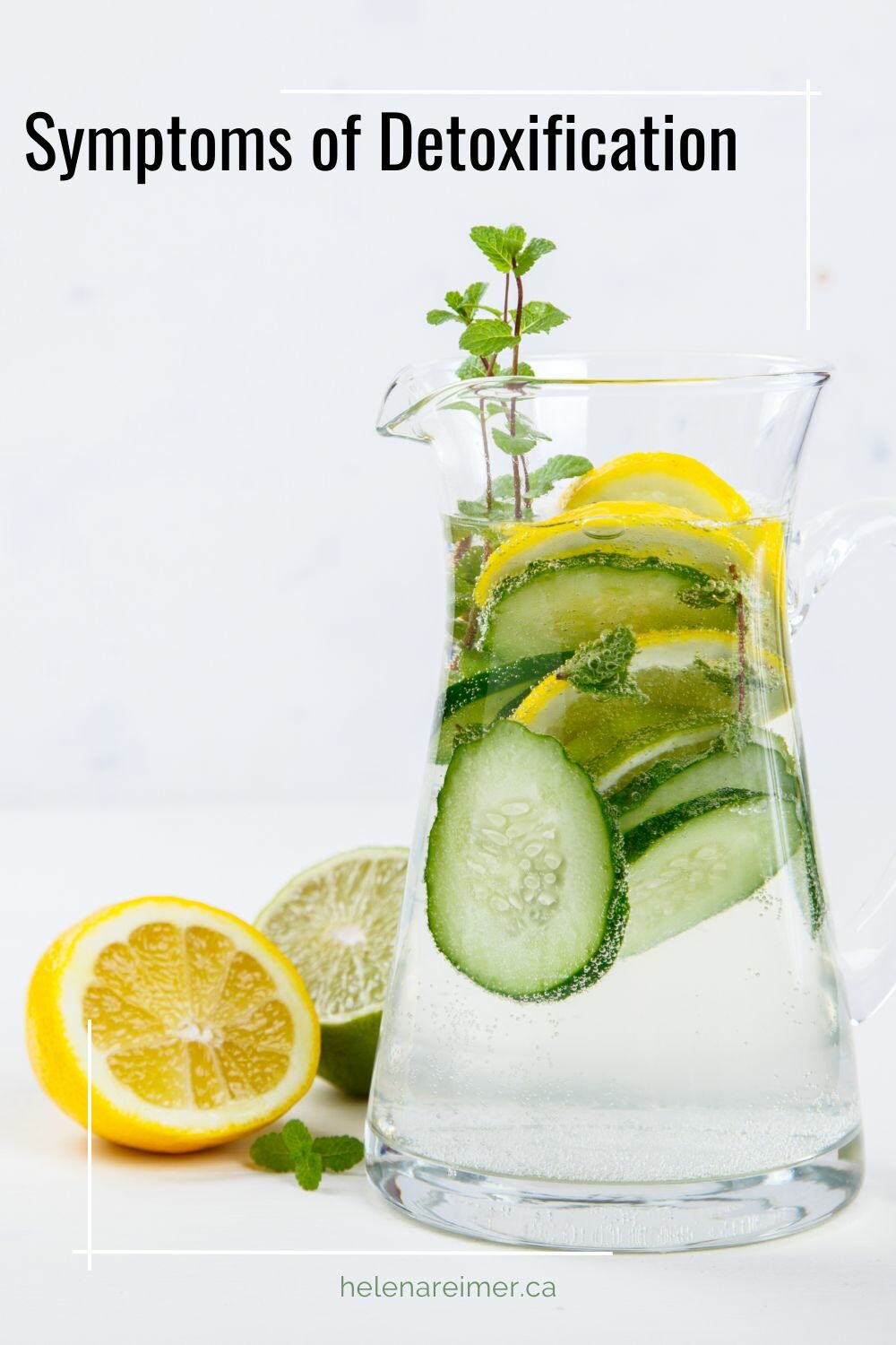 Lemon and cucumber water