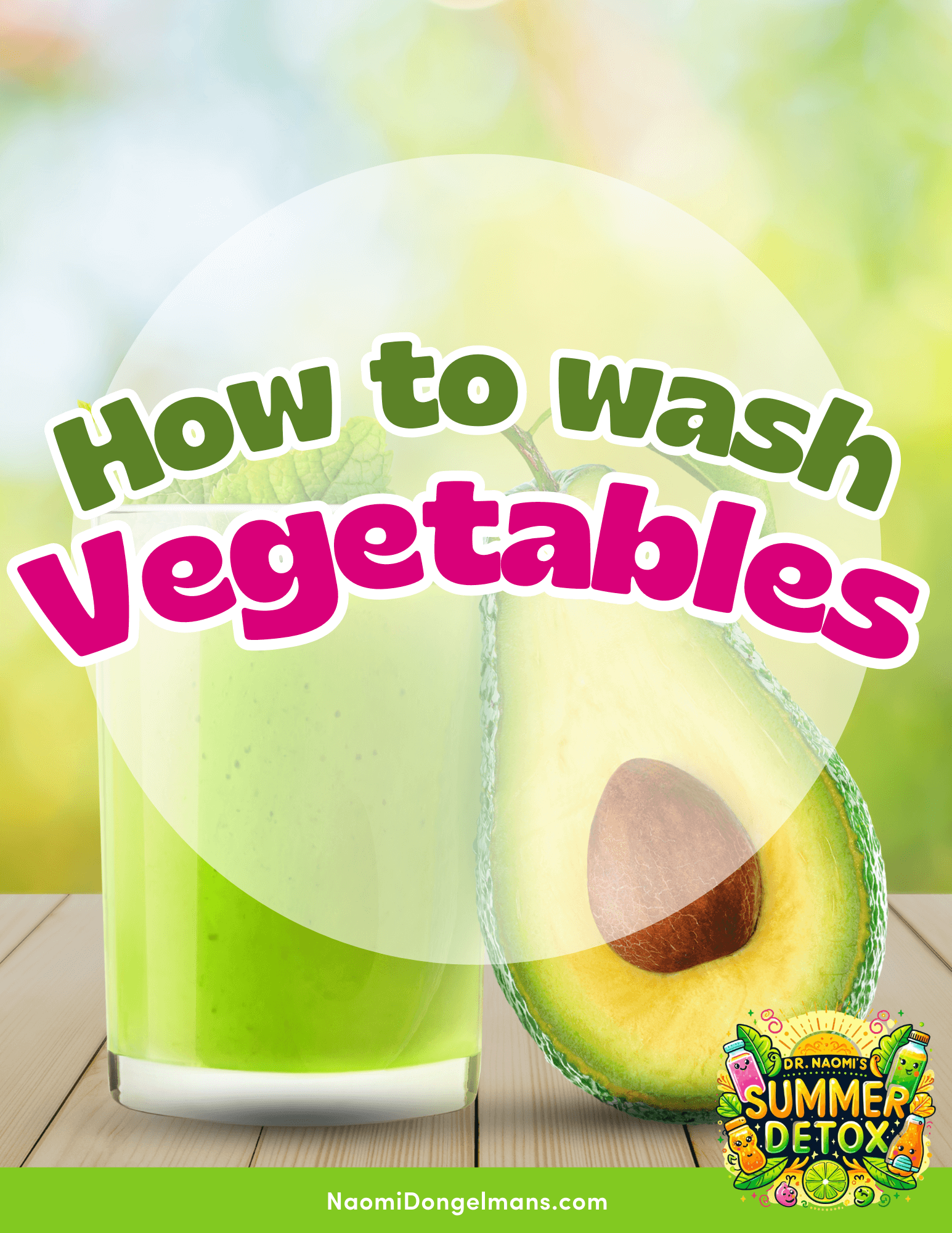 how to wash vegetables