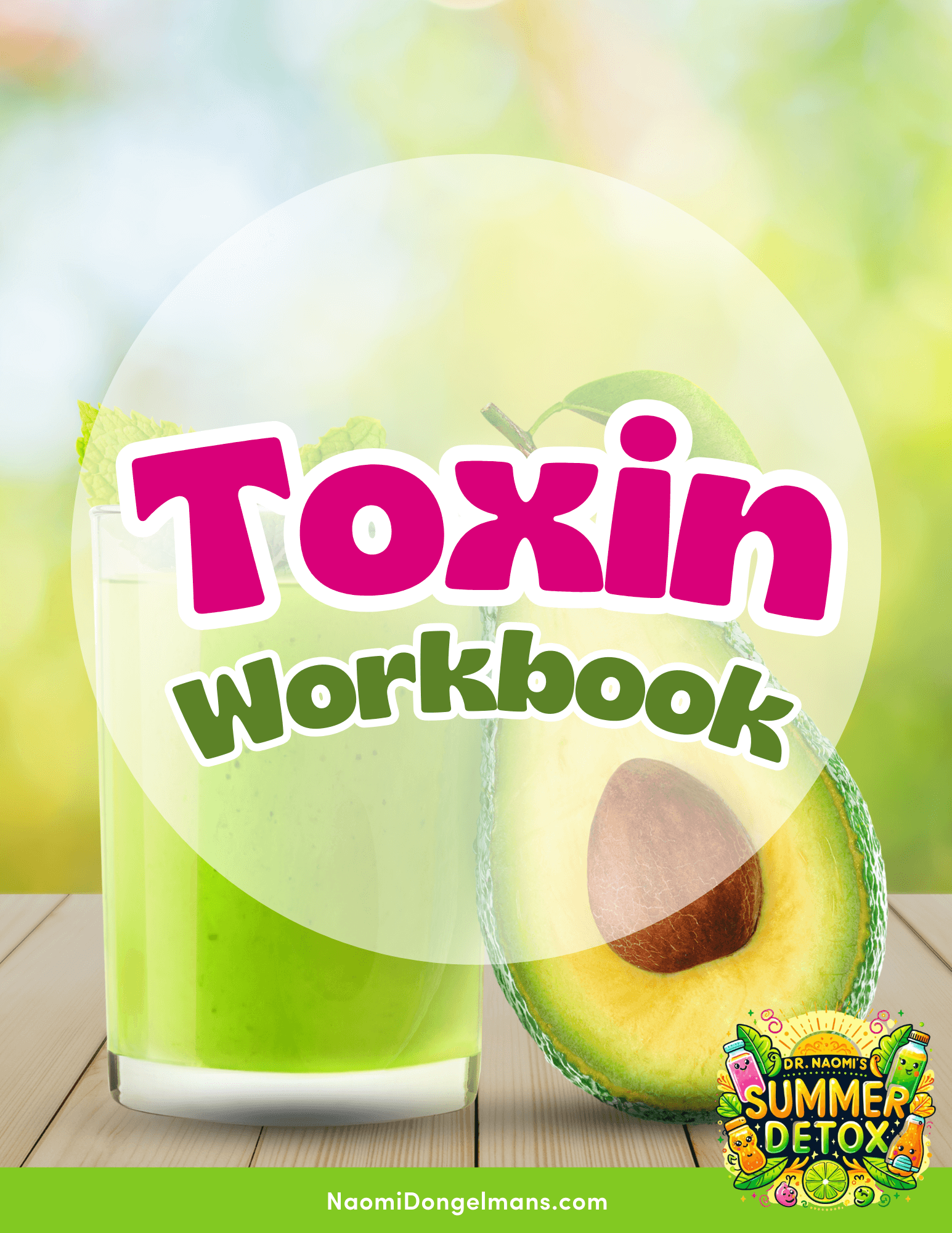 Summer detox Toxin Workbook