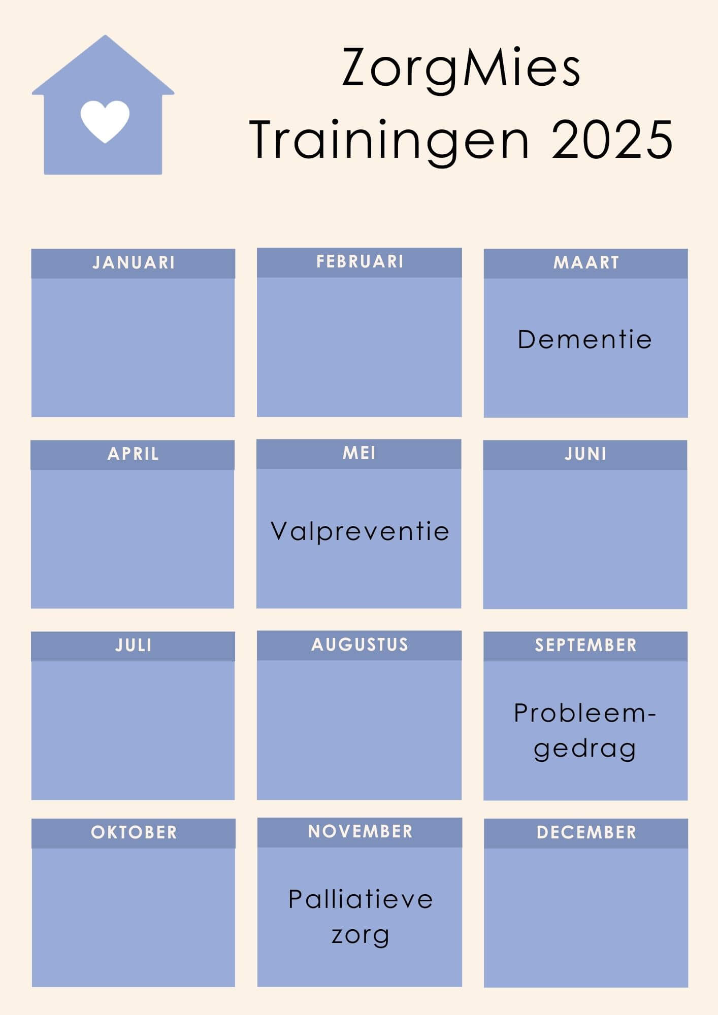 ZorgMies Trainingen 2025