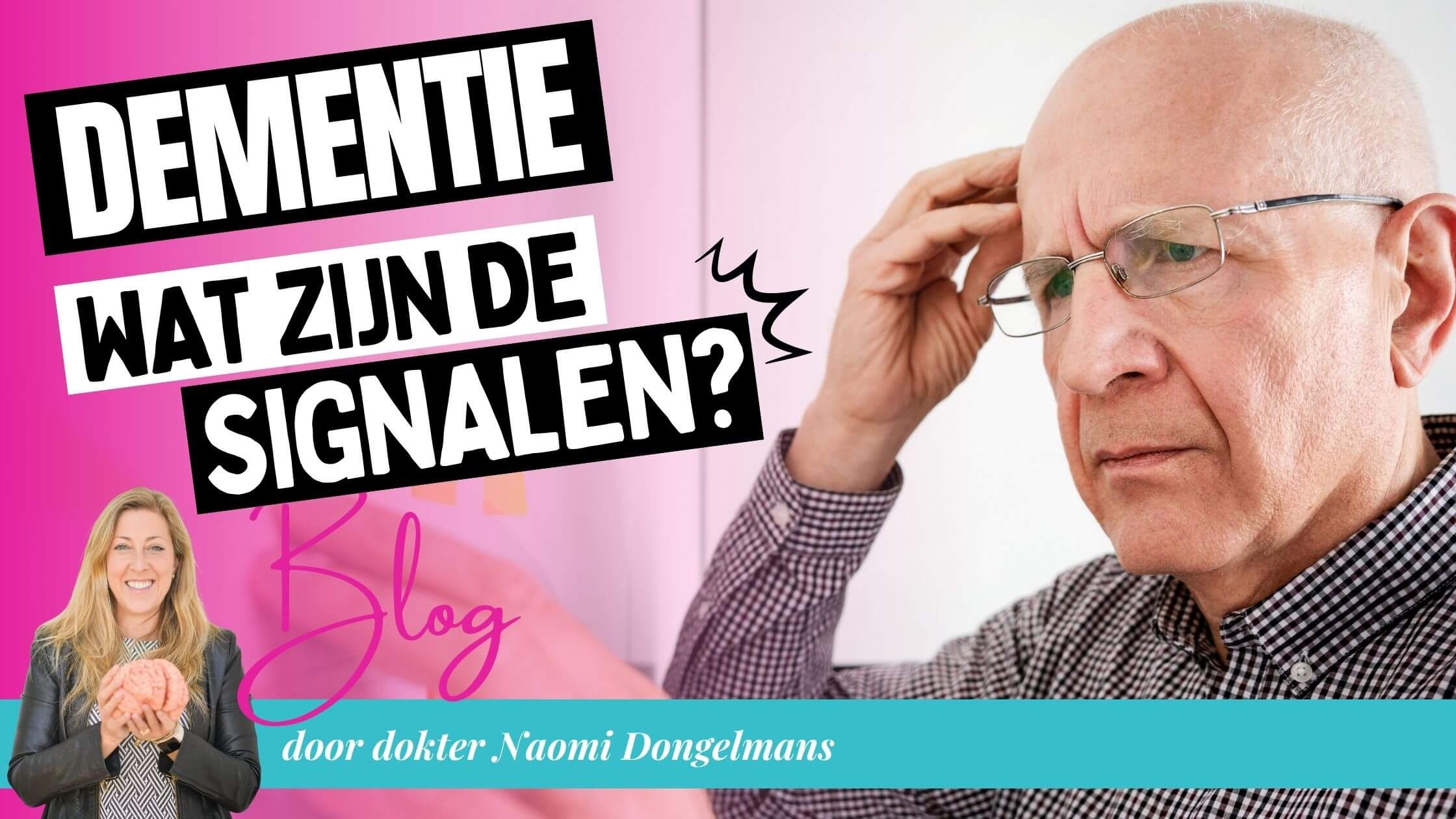 8 signalen en symptomen van dementie