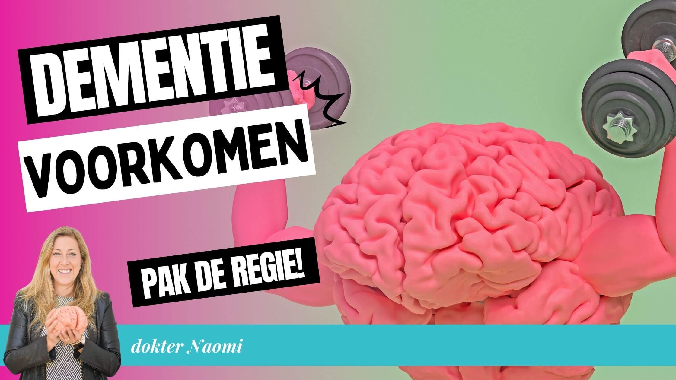 Persoon met helder denkvermogen, symbool voor hersengezondheid en preventie van dementie