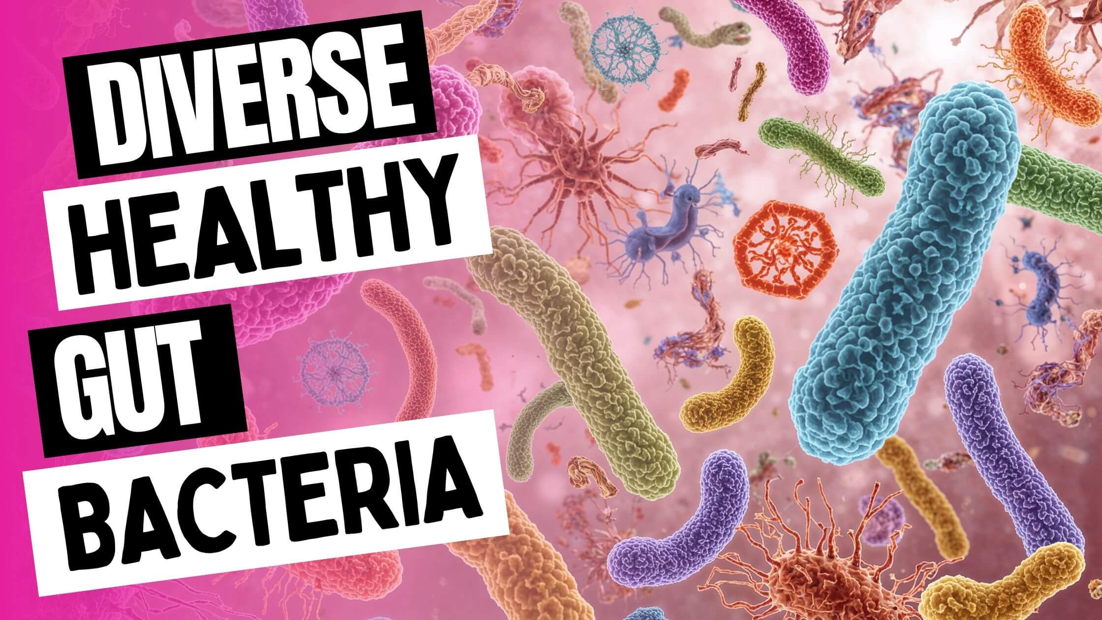  diverse healthy gut bacteria