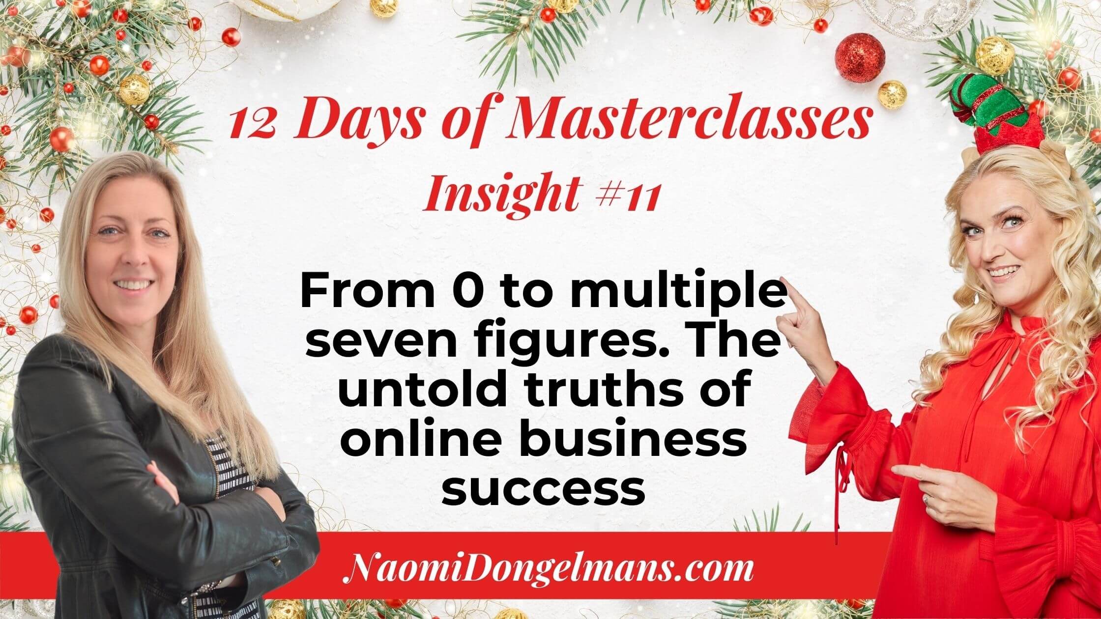  From zero to multiple seven figures: The untold truths