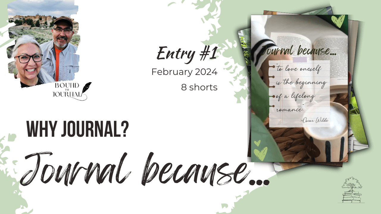 Why Journal? Journal because is a fun and light hearted set of reels for the Bound to Journal youtube channel for post titled 6 Fun and Silly Journaling Ideas