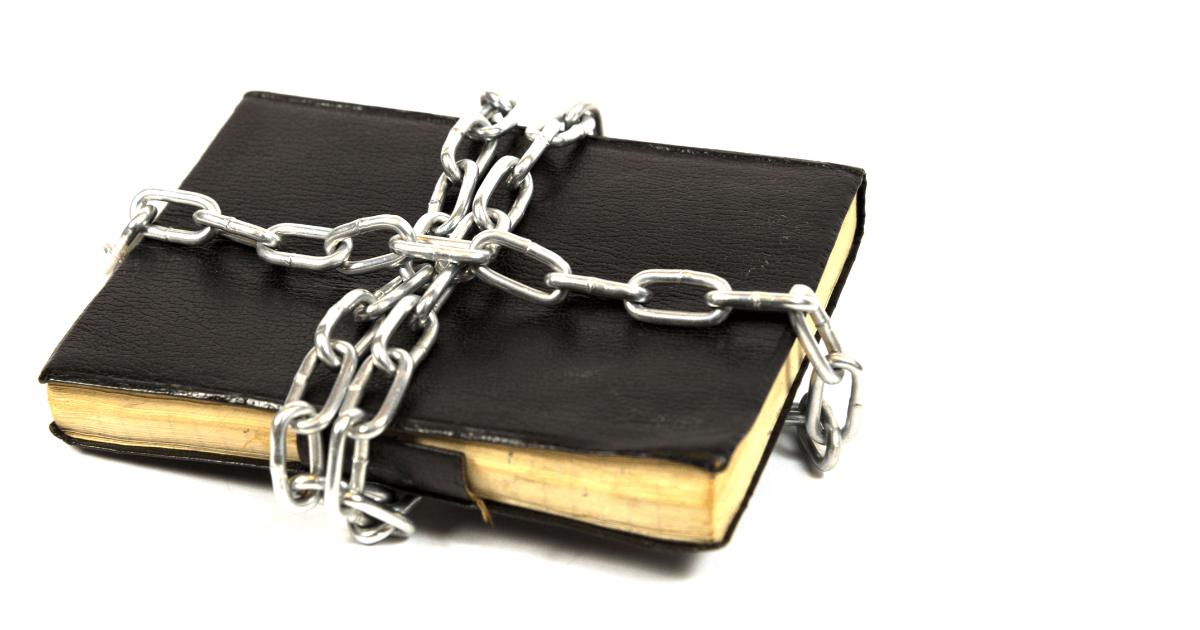 A journal wrapped in heavy chains for post titled  7 Hidden Journaling Hurdles: Uncovering Why Many Hesitate to Start 