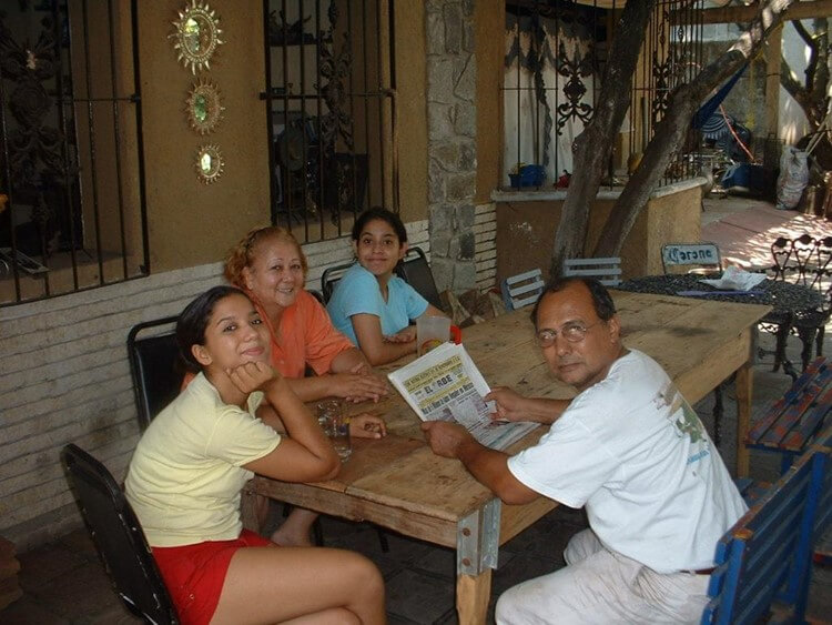  The Del Toro family at home in Tapachula for a Bound to Journal blog post titled Never There Long - A Journal Series: The Red Pickup Truck, Part 1 