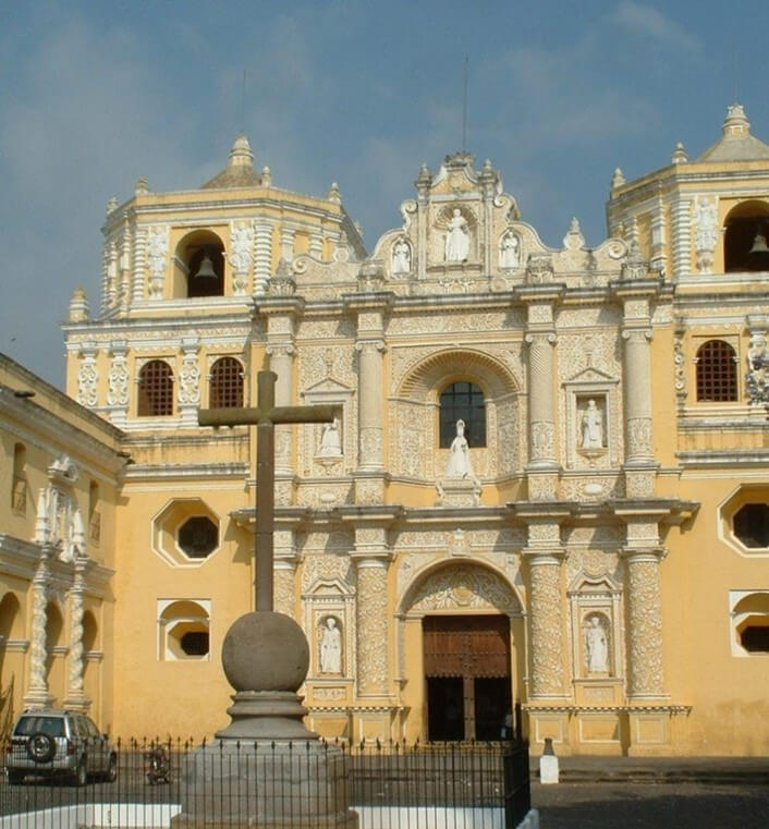  Antigua: La Merced Church for a Bound to Journal blog post titled Never There Long - A Journal Series: The Red Pickup Truck, Part 1 