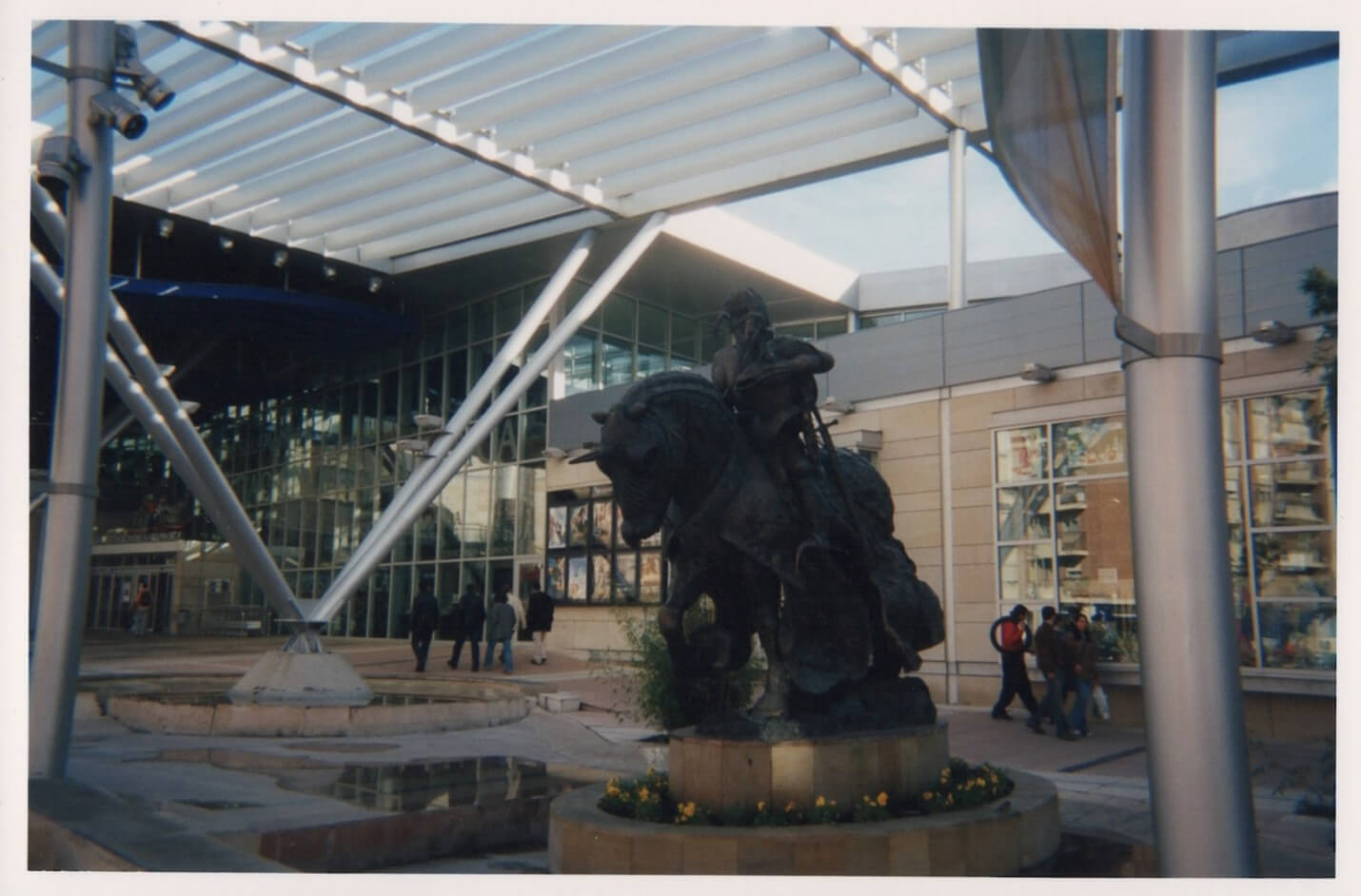  Salamanca's train station medieval knight statue  for a blog post titled Never There Long - a journal series, Iberian Peninsula part 1