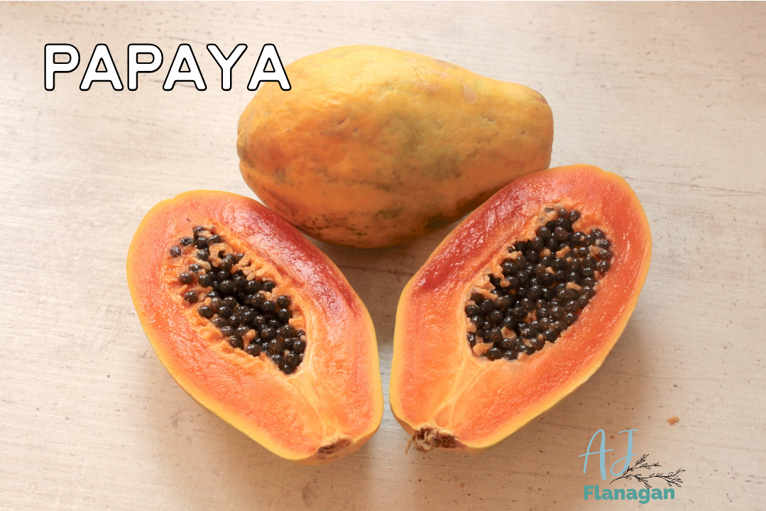 Papaya, digestive enzymes, papain 
