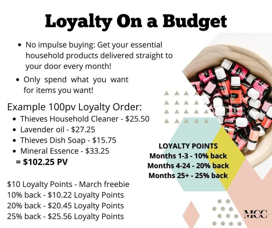Loyalty on a Budget - Young Living’s Loyalty Rewards 