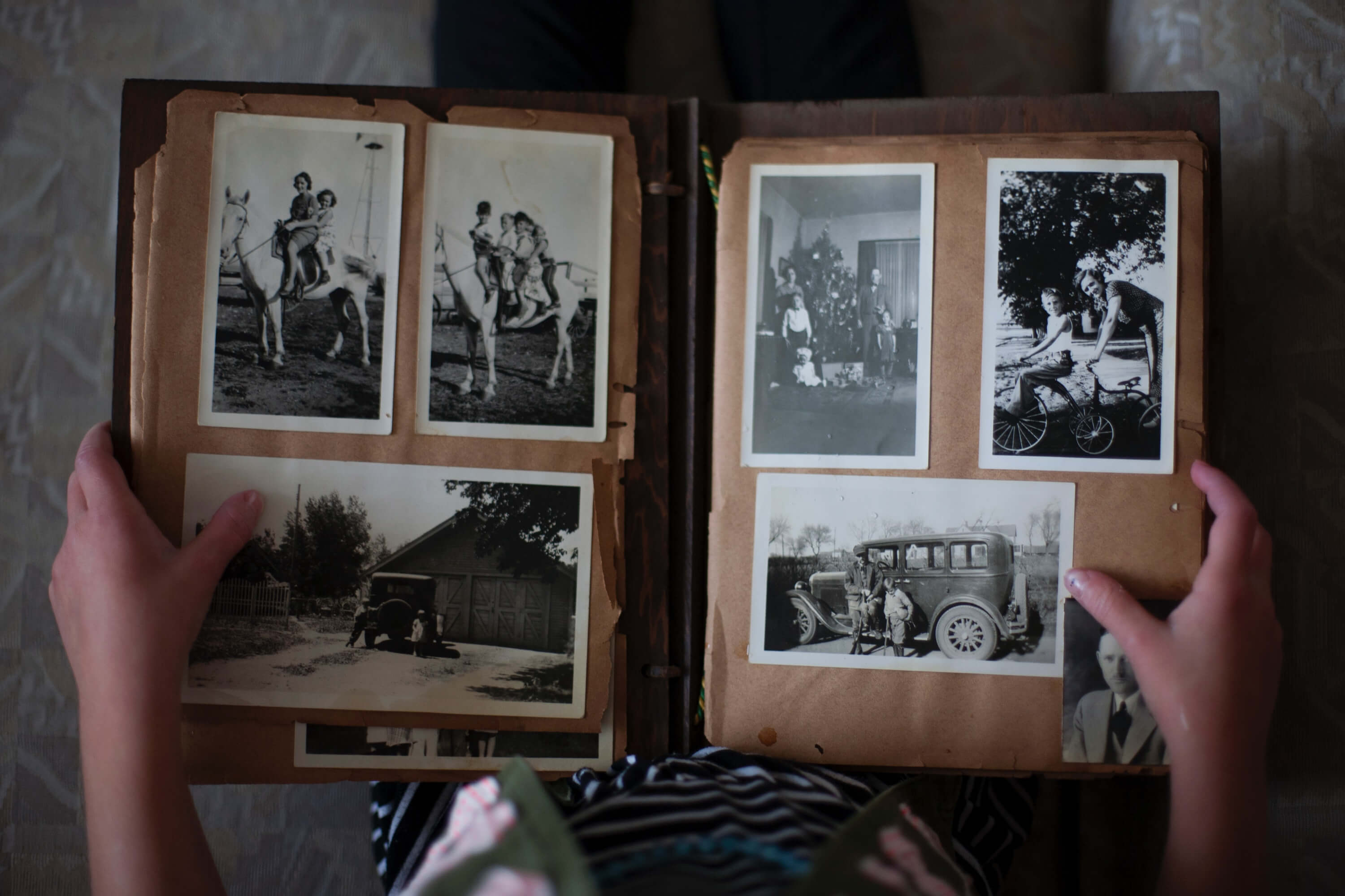 Old family photo album