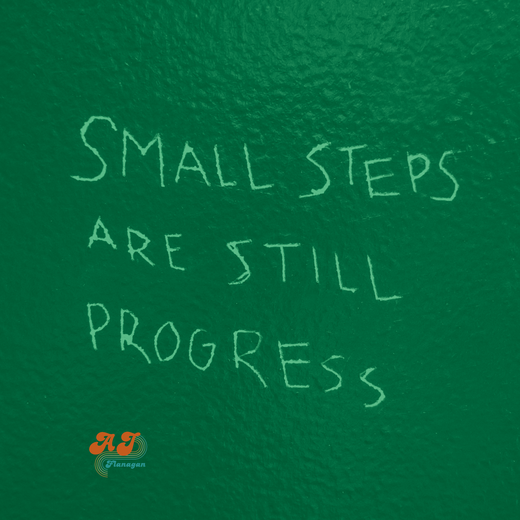  Small steps are still progress