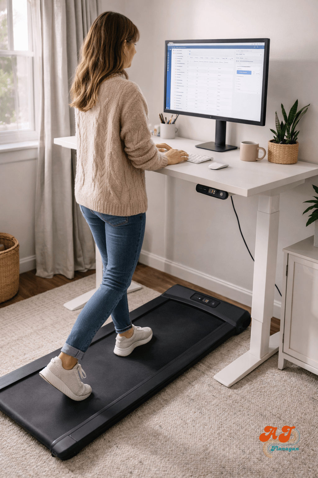  Walking pads under desks